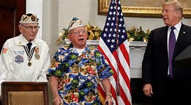 AMAZING! Veteran Sings “Remember Pearl Harbor,” For POTUS Trump At White House Event (VIDEO)